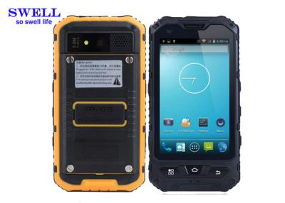 China Android 4.2.2 Rugged IP68 Smartphone With NXP544 NFC A8  yellow Black for sale