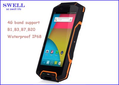 China Dust Resistant Dual Sim Waterproof Smartphone Support Wifi GPS FM Bluetooth for sale