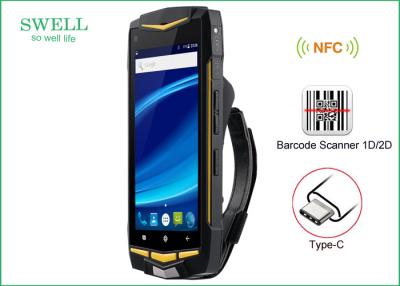 China 5 teléfono rugoso del Walkietalkie de Android 4G Smartphone de la pulgada con el escáner de NFC 1D 2.o en venta