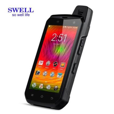 China Black 5 Inch Waterproof IP68 Smartphone Android 6.0 With Walkie Talkie for sale