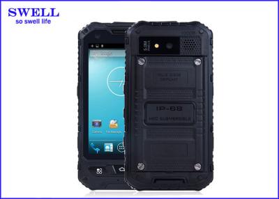 China Outdoor Black Rugged Quad Core Smartphone With Near Field Communication for sale