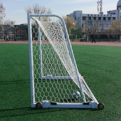 China 3m Movable Aluminum Goal Post Aluminum Soccer Futsal Goals for sale