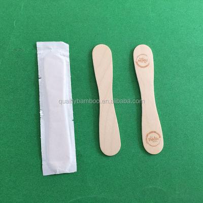 China High Quality Viable Wooden Popsicle Stick Package Individually Custom Logo On Sale for sale