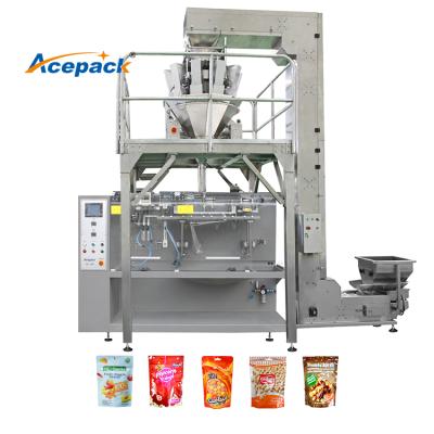 China Fully Automatic Horizontal Food Bag Packing Machine For Premade Pouch Filling And Sealing for sale