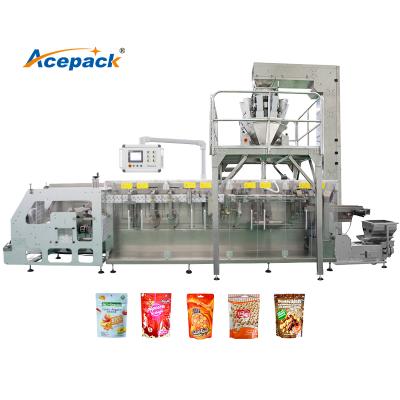 China Stand Up Pouch Pet Food Bag Packing Machine Filling And Sealing Horizontal Packaging Machine en venta