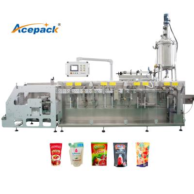 China CE Certification Doypack Detergent Soap Liquid Filling Packing Machine Sealing Packaging Machine en venta