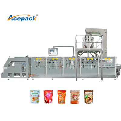 China Multifunction Filling Tortilla Nuts Etc Food Bag Packing Machine Graular Snack Food Packaging Machine en venta