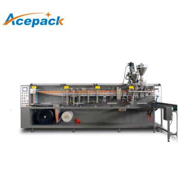 China Shanghai Acepack Filling Coffee Pod Hanging Hole Flat Pouch Packing Machine Premade Horizontal Packing Machine en venta