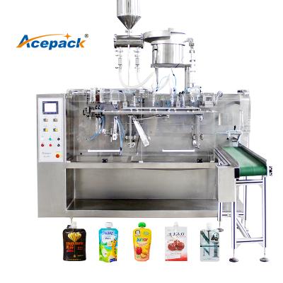 China CE Certification Premade Pouch Packing Machine Standup Pouch Filling Machine For Sauce for sale