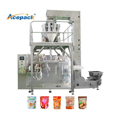 China Support after-sales video service Pumping Nitrogen Doypack Pouch Potato Chips Packing Machine en venta