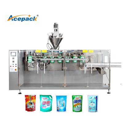 China Premade Stand up Pouch Coffee Nut Essential Oil Automatic Filling Sealing Horizontal Packaging Machine Paper,plastic Packaging for sale