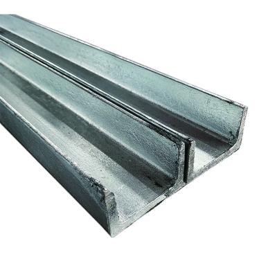 China Support System Hot Dip Galvanized Profile Dimensions Steel C Channel For Support System for sale