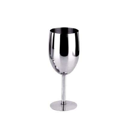 China BPA Free Shatterproof Shatterproof Stainless Steel Champagne Drinking Wine Glass for Daily Indoor and Outdoor Use for sale