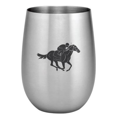 China Stainless Steel Customized Viable Logo Wine Beer Tumbler Mug Customized Wholesale High Quality for sale