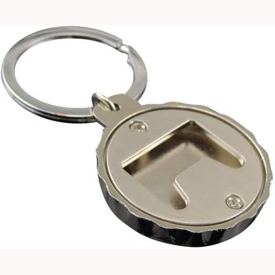 China DX Wholesale LIGHTWEIGHT Metal Light Stainless Steel Durable Bottle Beer Opener With Key Chain for sale