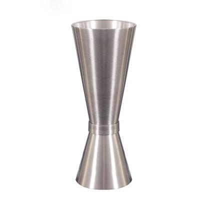 China Viable Custom DX Logo 30/65ML Double Sided Stainless Steel Mixer Bar Wine Jigger For Measuring for sale