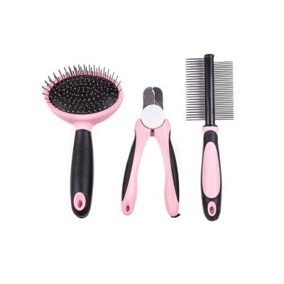 China Sustainable Pet Supplies Three-Pieces Pet Grooming Kits Dog Equipment for sale