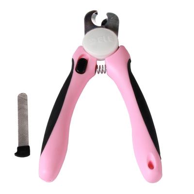 China Sustainable Pet Grooming Tool Pet Nail Clipper Include Safety Guard for sale