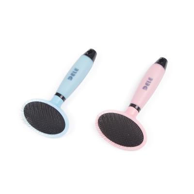 China Wholesale Factory Viable Cheap Grooming Dog Pin Brush Pet Cat Dog Slicker Brush for sale