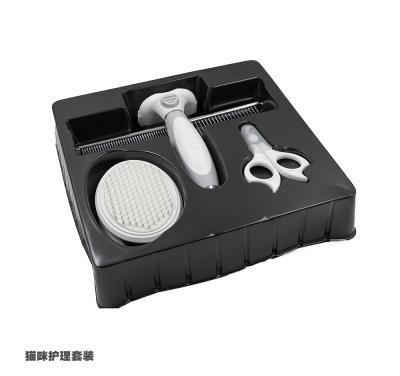 China Viable Factory Wholesale 3 in 1 Dog Grooming Brush Pet Grooming Grooming Grooming Cleaning Kit for sale