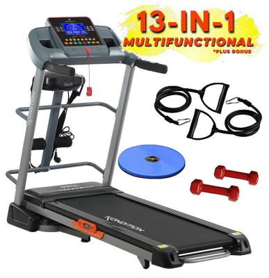 China Home 4 in 1 One Tornado Traction 2hp Multifunctional Home Multifunctional Manual Treadmill Running Machine for sale