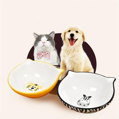 China Sustainable High Quality Pet Supplies Cat Food Dish Ceramic Personalized Dog Bowl for sale