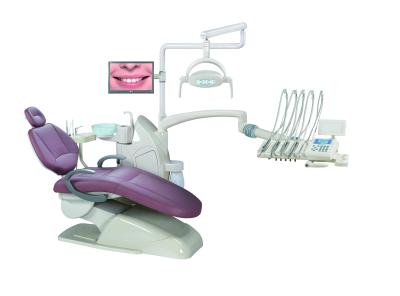 China Luxury Dental Unit with 9 program,LED dental light, new control system with automatic malfunction detection function for sale