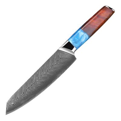 China LFGB Quality 67layers 10Cr15CoMoV VG10 Damascus Steel Sustainable Japanese Kitchen Kiritsuke 8inch Chef Knife for sale