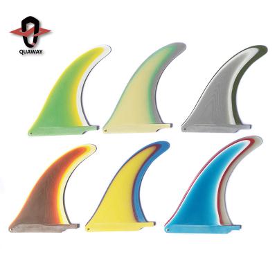 China Waterplay Fiberglass Center Single Fin Longboard Fins Multilayer Unisex Custom 4