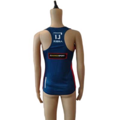 China Factory Supply Custom Quick Dry Triathlon Tank Top Anti UV Breathable Cycling Tank Top for sale