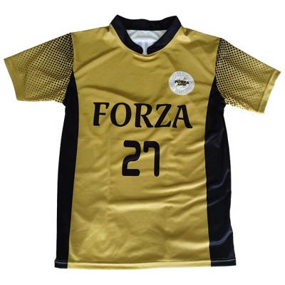 China Quick-drying high quality custom sublimation quick dry football suits football uniforms soccer jerseys for sale