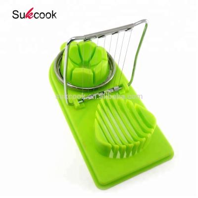 China Viable High Quality Manual Boiled Egg Slicers Cutter Salad Egg Cutter Creative Mold for sale