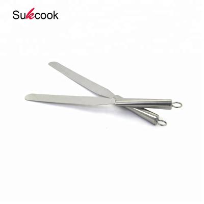 China Sustainable Baking Cake Decorating Items Directly Set Stainless Steel Icing Spatula for sale