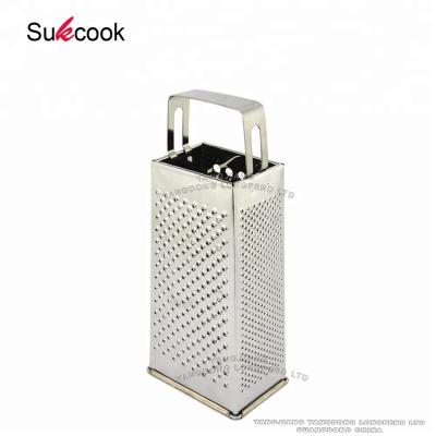 China Viable Kitchen Use 4 Side Slicer Stainless Steel Box Grater for sale