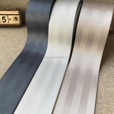 China Durable High Strength 48mm Polyester Car Seat Belt Webbing For Seat Belt for sale