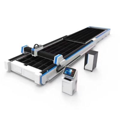 China Thick Sheet Metal Steel Laser Cutter with Exchange Table and Fiber Double Platform Design for sale