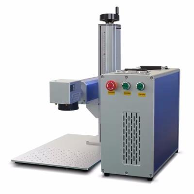 China Color Marking Fiber Laser Marking Machine with EZCAD Control Software and Life-long for sale