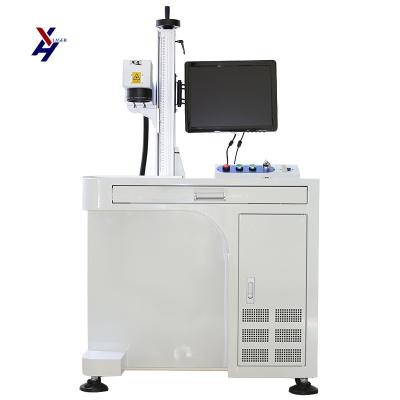 China 30W/50W Desktop Fiber Laser Marking Machine For Metal Engraving for sale