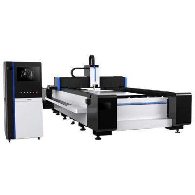 Cina 0-80 mm Spessore 1000 Watt Fibra Laser Cutting Machine per lamiera di metallo e tubo in vendita