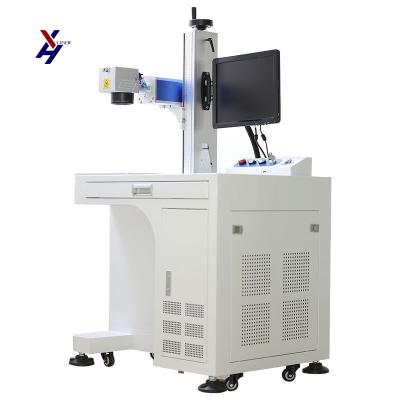 China Floor Stand Fiber Laser Marking or Cutting Machine with Computer and High Accuracy for sale