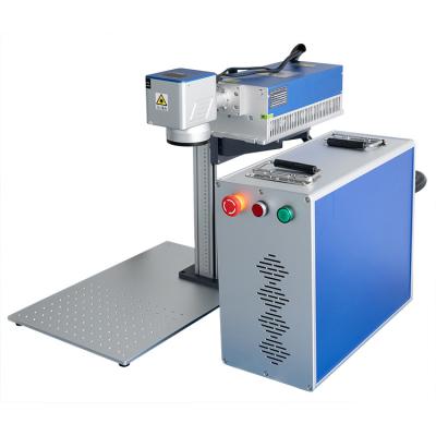 China Deep Color Fiber Laser Marking Machine Engraving for Printing Shops 20w 30w 50w 100w for sale