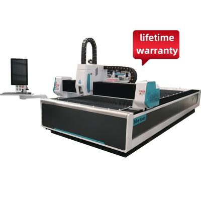 China 3015 1500W Fiber Laser Cutting Machine With Raytols BM111 Fscut2000 Control for sale