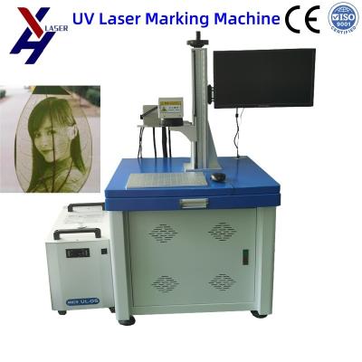 China 3W 5W Logo Secure Codes UV Laser Marking Machine for Glass Bottles for sale