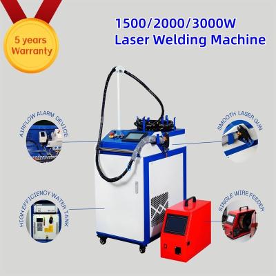 China Double Wire 4 in 1 Portable Fiber Laser Welding Welder Machine for Stainless Steel for sale