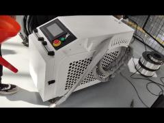 Laser welding machine using instruction