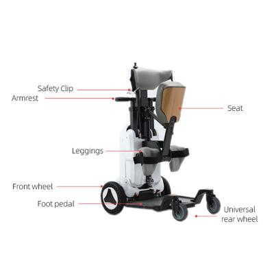 China Home Care Rehabilitation Equipment Medical Electric Standing Patient Lift Wheelchair Position Frame For Leg Training Beiz-BBC for sale