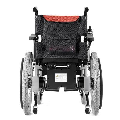 China Manual/Carbon Electric Dual Mode Portable View Disabled Folding Electric Power Wheelchair Manual/Hot Electric Dual Mode sample-BZ-6101 for sale