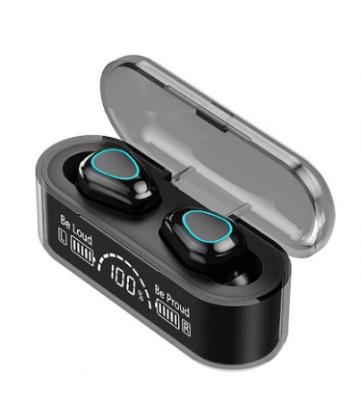 China SQING G35B G35B TWS Wireless Earbuds 5.2 Large Screen Digital Display BT-compatible Breathable Lightweight Sports Headset for sale