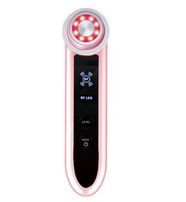 China 8W rf radio frequency introduction micro-current beauty instrument rf multi-function household facial massage cleaning for sale