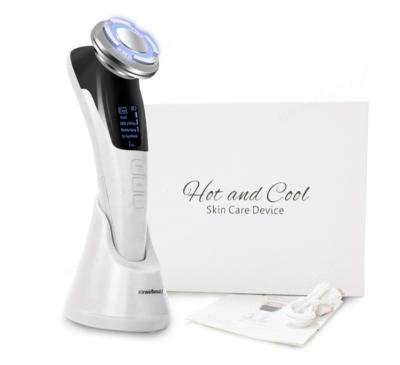 China MAX8.5W Face Massager Skin Rejuvenation Radio Mesotherapy LED Beauty Vibration Wrinkle Removal Anti Aging Facial Lifting Radio Frequency for sale